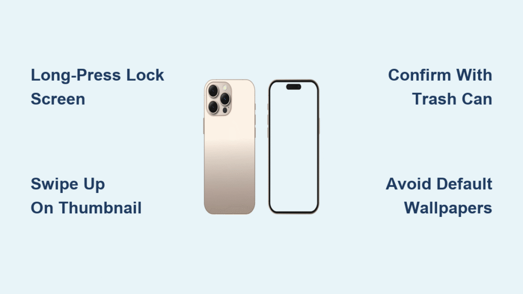 How to Remove Wallpaper on iPhone 16