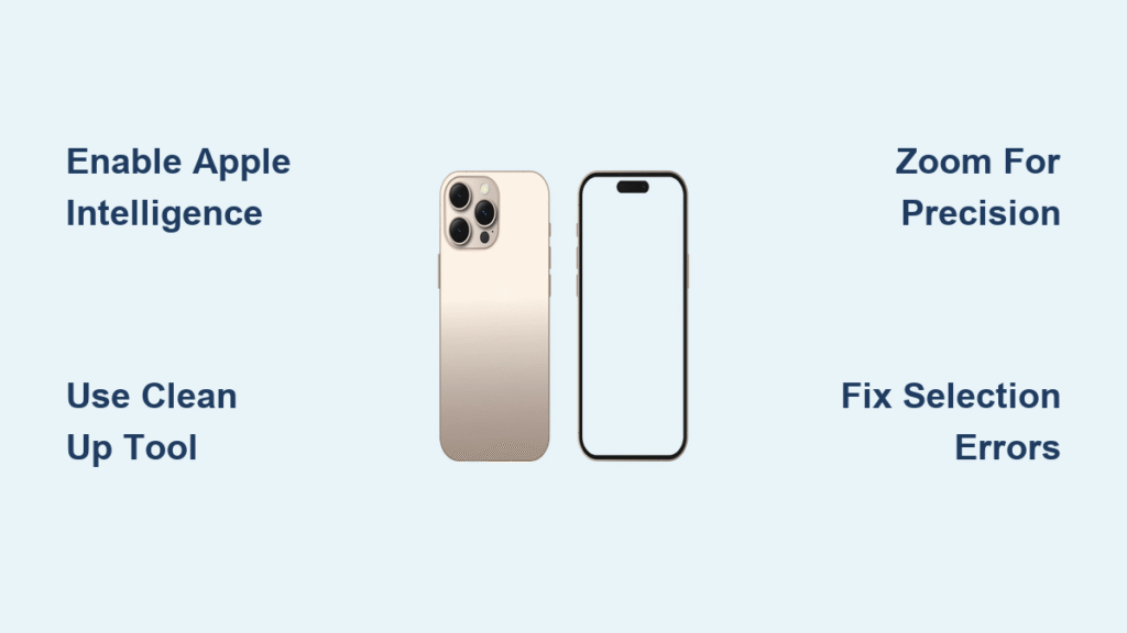 How to Remove Objects in iPhone 16 Photos